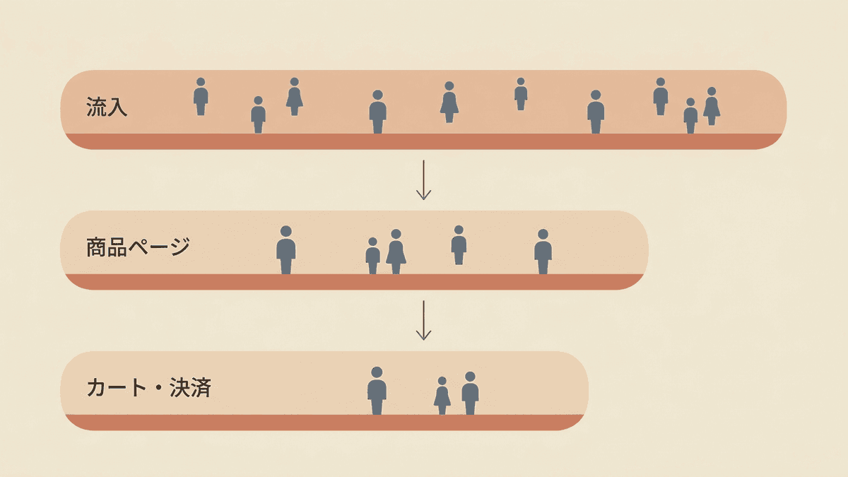 CVRが低くなる原因の3つの層