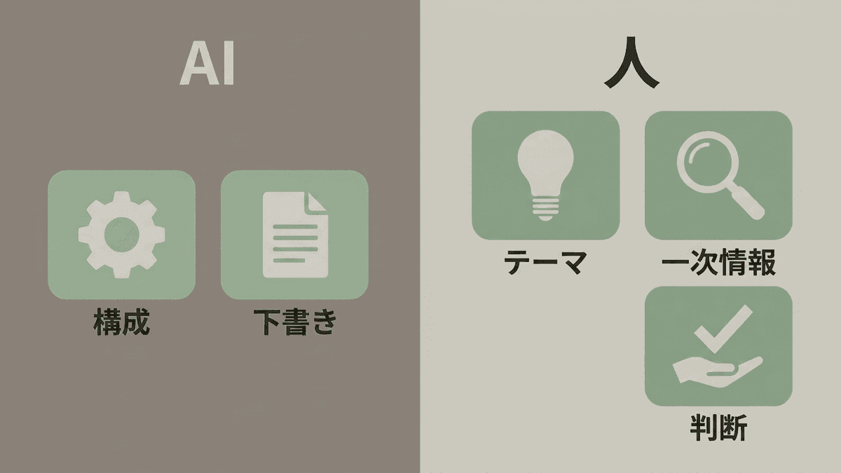 AIと人の役割分担