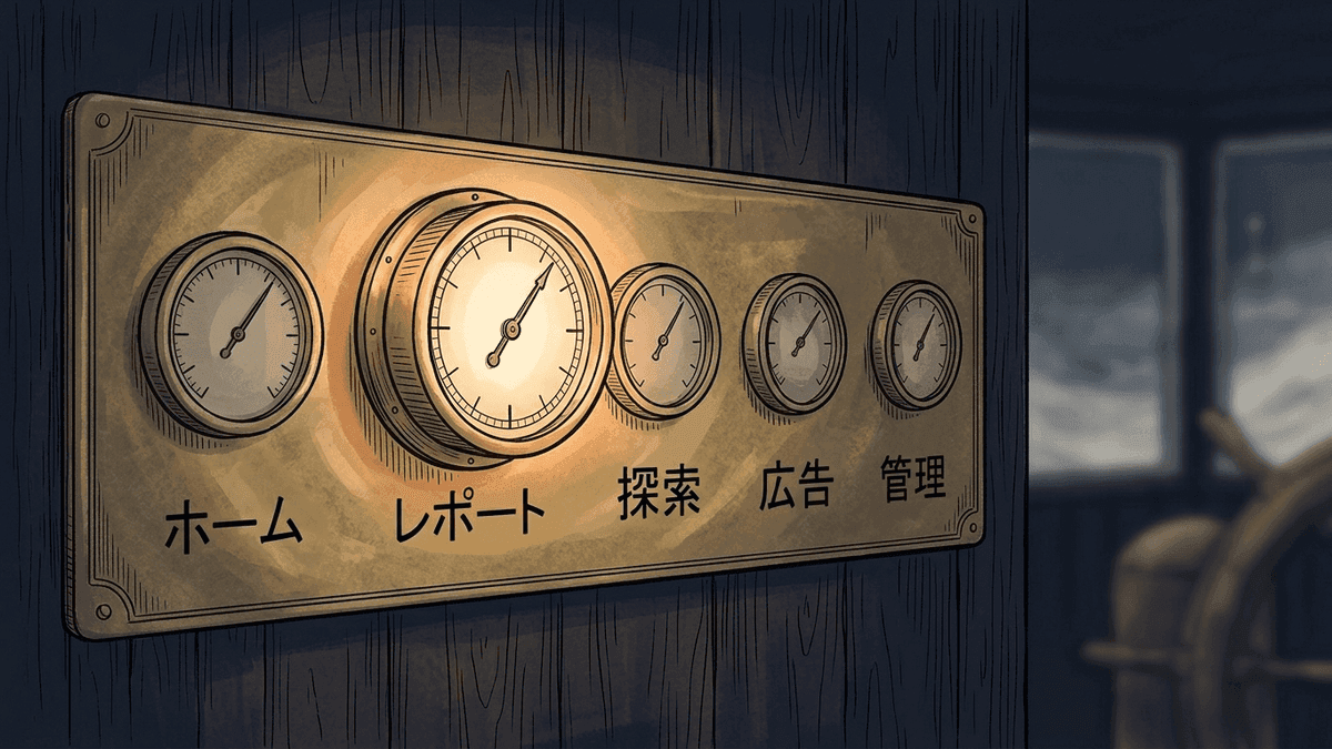 GA4の画面構成5つの役割